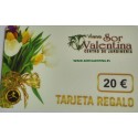 Tarjeta regalo Viveros Sor Valentina  20.00 Euros