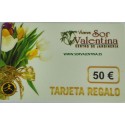 Tarjeta regalo Viveros Sor Valentina  50.00 Euros