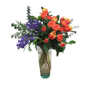 Envío de Ramos florales variados por San Valentín de colores y flores variados, a localidades del Norte de Cáceres.